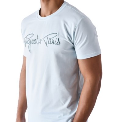 Tee-shirt à manches courtes homme Basic Broderie PROJECT X PARIS