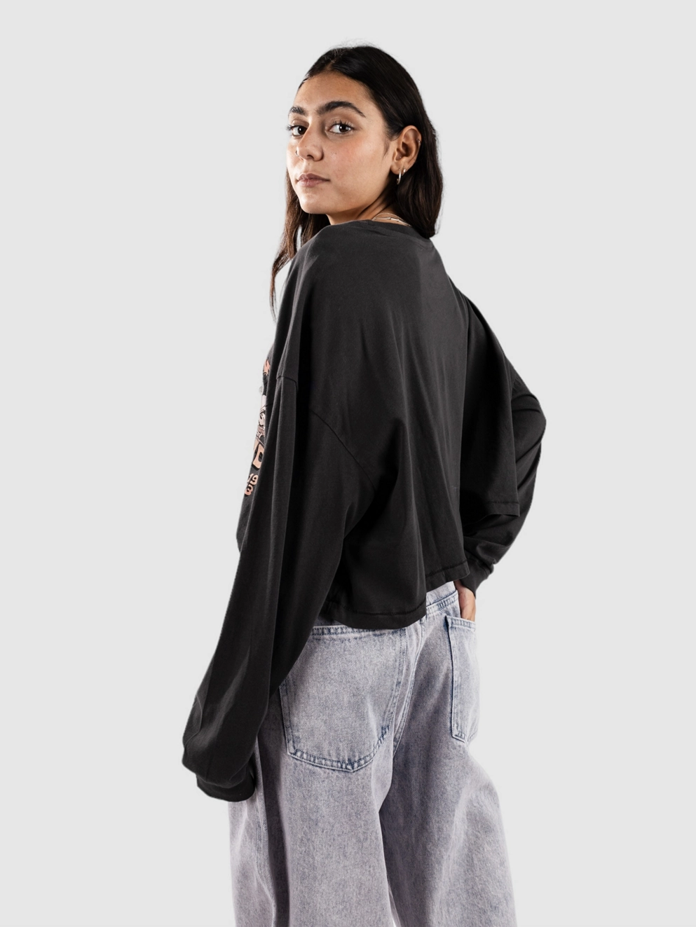 Billabong Stars In Your Eyes Long Sleeve T-Shirt off black
