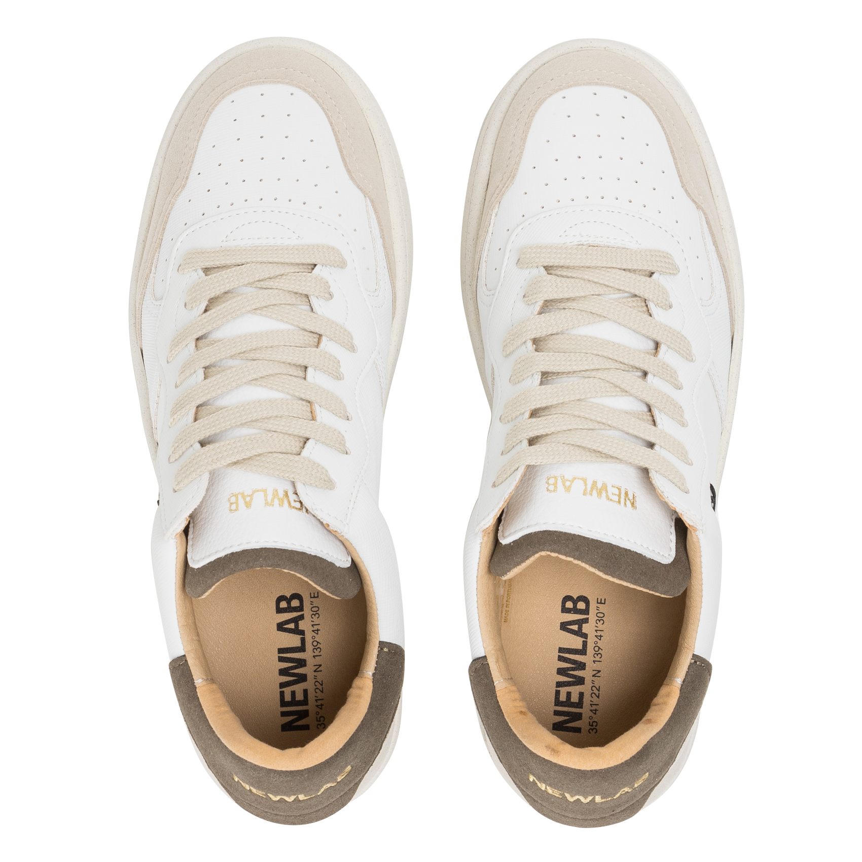 NL11 - Baskets basses en cuir | Blanc