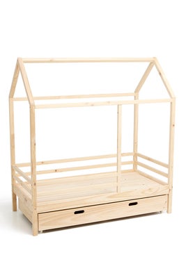 Minitude Nordic Jax Husseng 70x140 + Sengeskuff, Natur