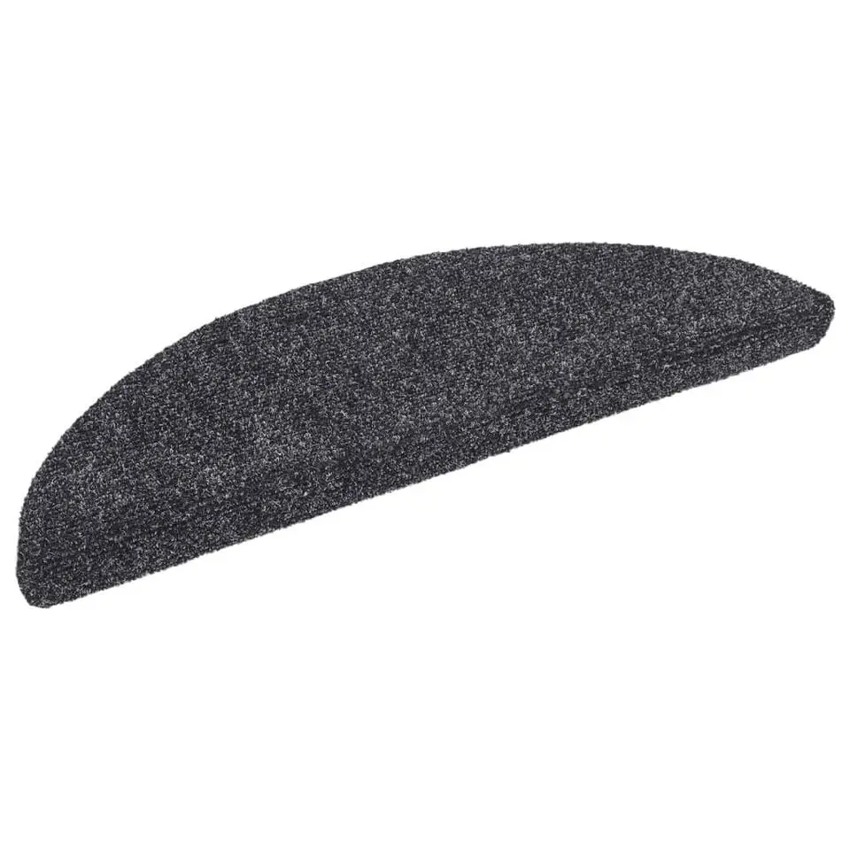 vidaXL - Trapmat - Grijs - Polypropyleen - 56 x 17 x 3 cm - 15 stuks