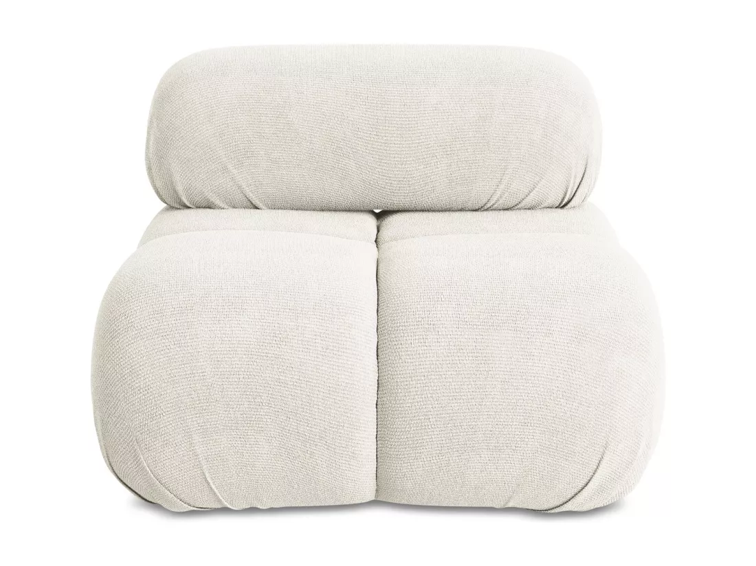 Fauteuil en Chenille - blanc - LOKUA