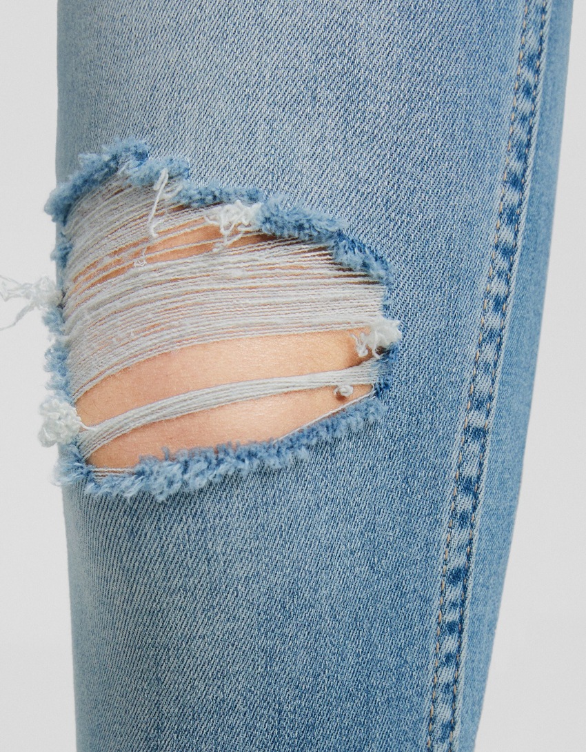 calça jeans skinny vintage de cintura baixa