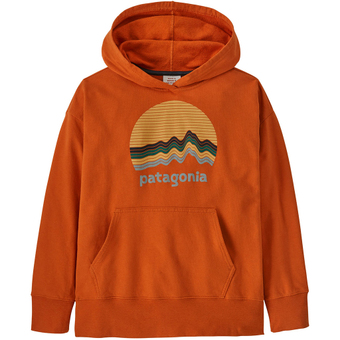 Patagonia Sweatshirt Hoodie Ridge Rise Moonlight: Redtail Rust Kinder