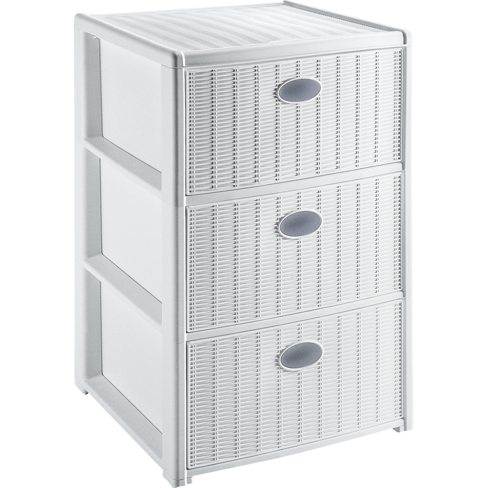 Kommode Elegance Polypropylen 39,5 x 59,5 x 39,5 cm grau