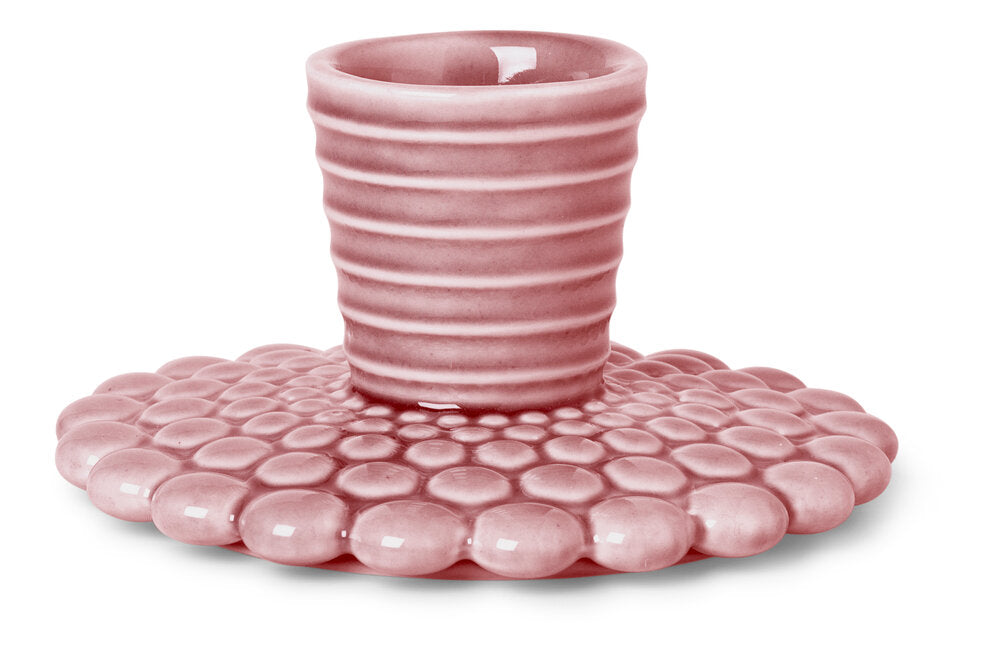 Dottir  Pipanella Bubble Lines lysestage - Dusty Rose