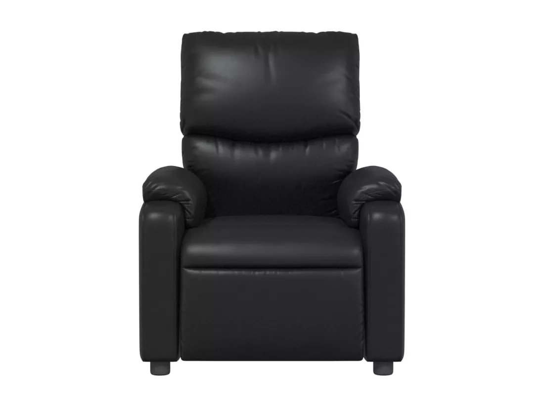Fauteuil inclinable Noir Similicuir