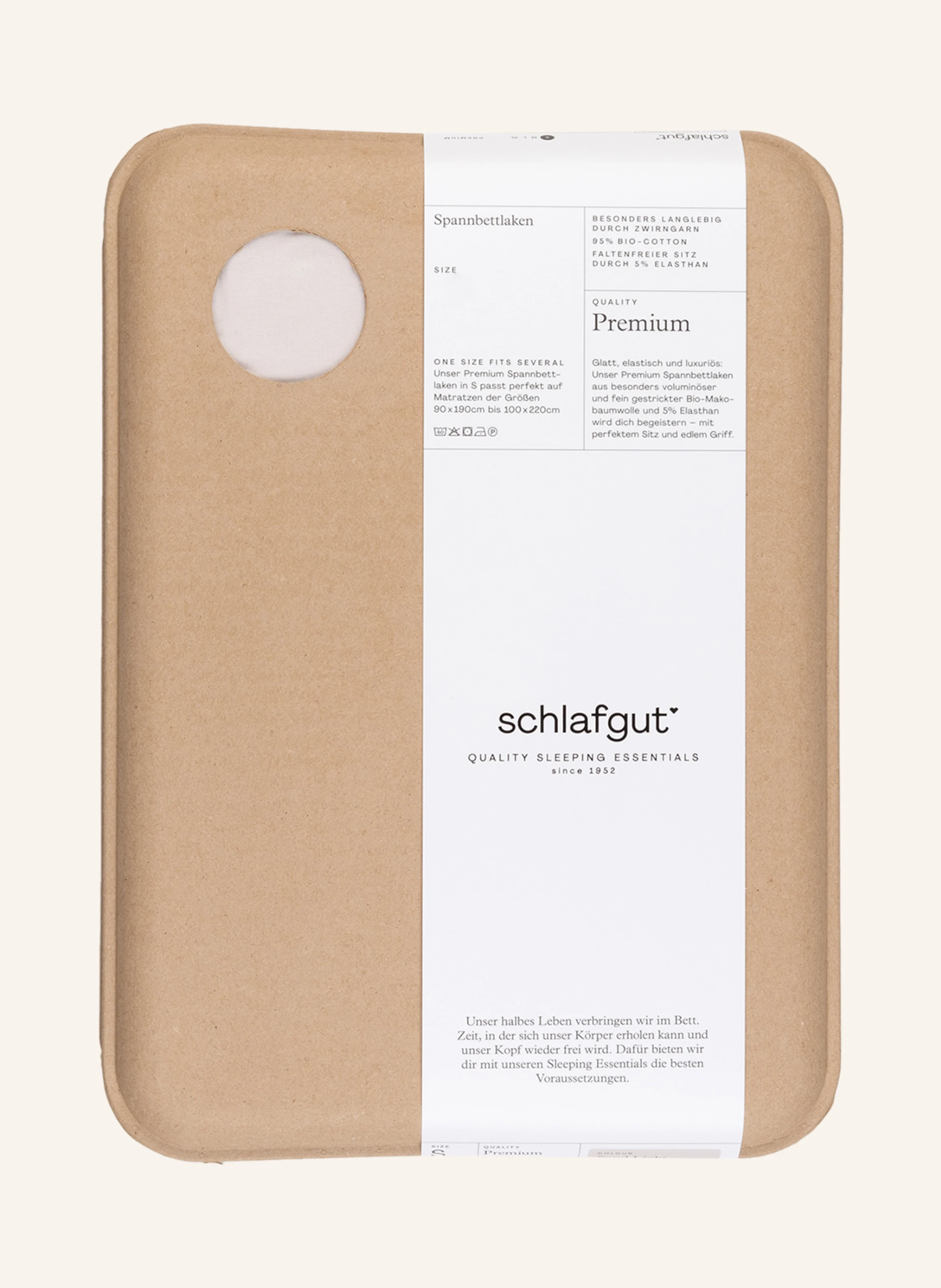 schlafgut Spannbettlaken PREMIUM S