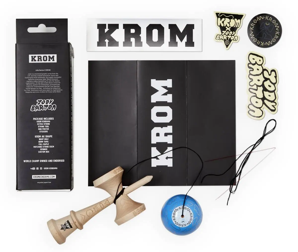 KROM x Jody Barton Kendama | SkatePro