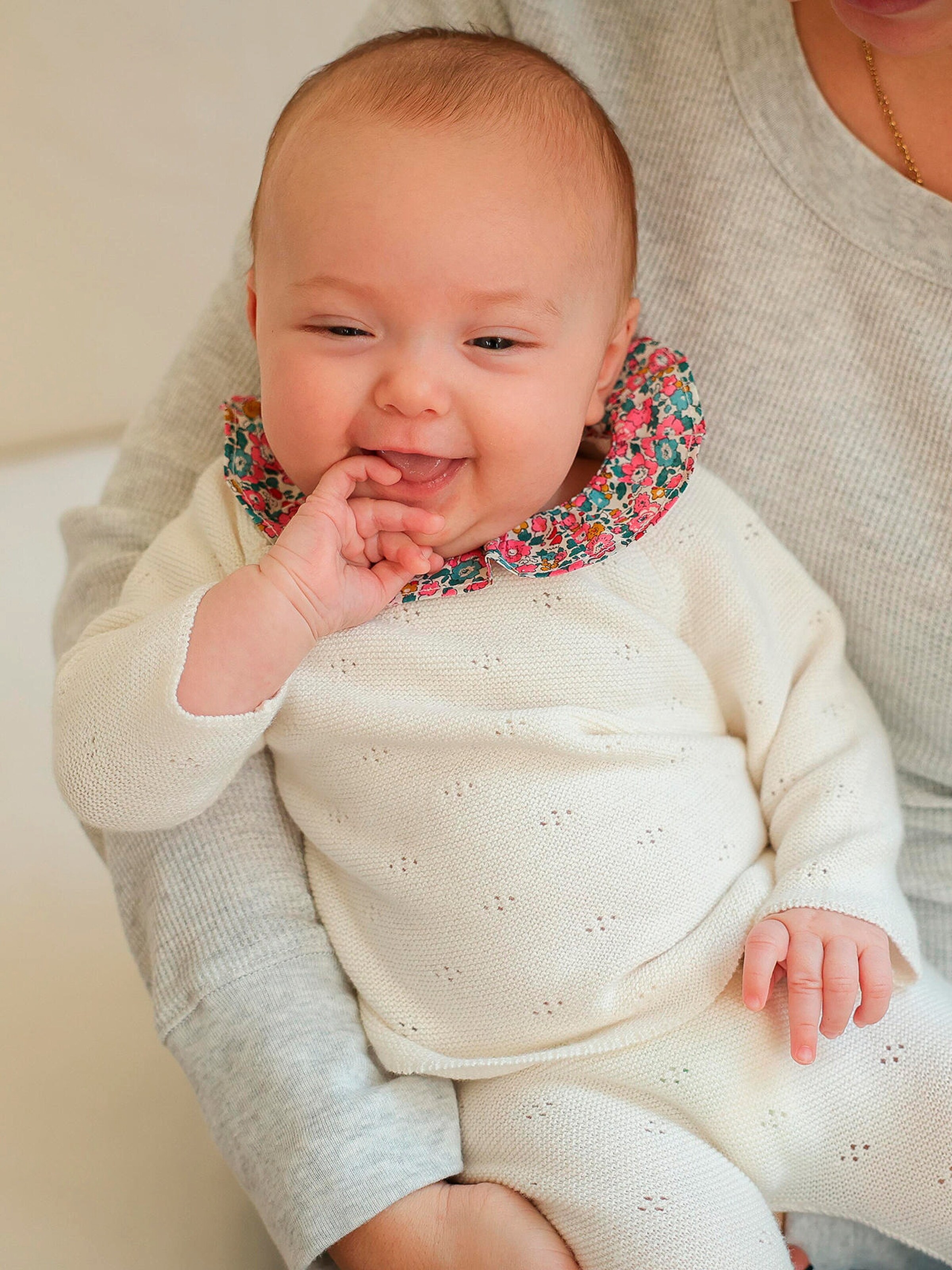 Envie de Fraise Bio-Kollektion: Baby Decke aus Musselin hellrosa