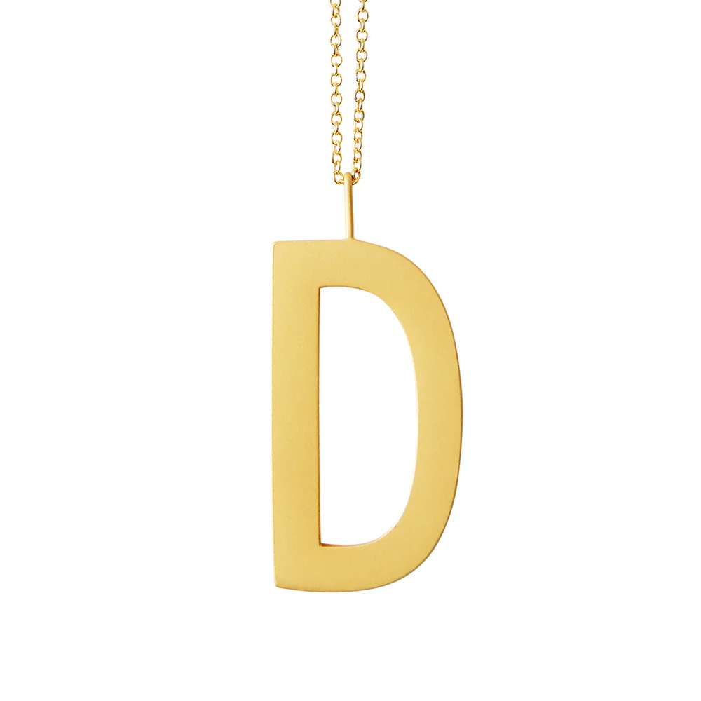 Design Letters  Design Letters Archetypes vedhæng, forgyldt - 30 mm.