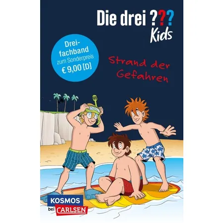 Carlsen Verlag Die drei ??? Kids: Strand der Gefahren. Dreifachband.