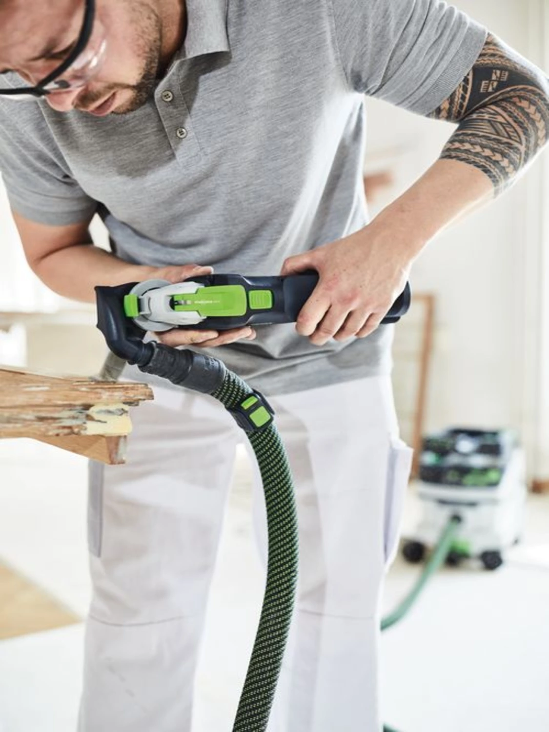 Festool OSC 18 E-Basic Vecturo 18V Li-ion Accu multitool in systainer - met 4.0Ah accu