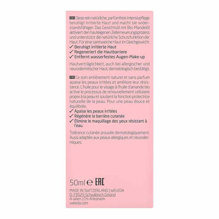 Weleda Sensitiv Multi-Effekt Gesichtsöl Mandel, 50 ml