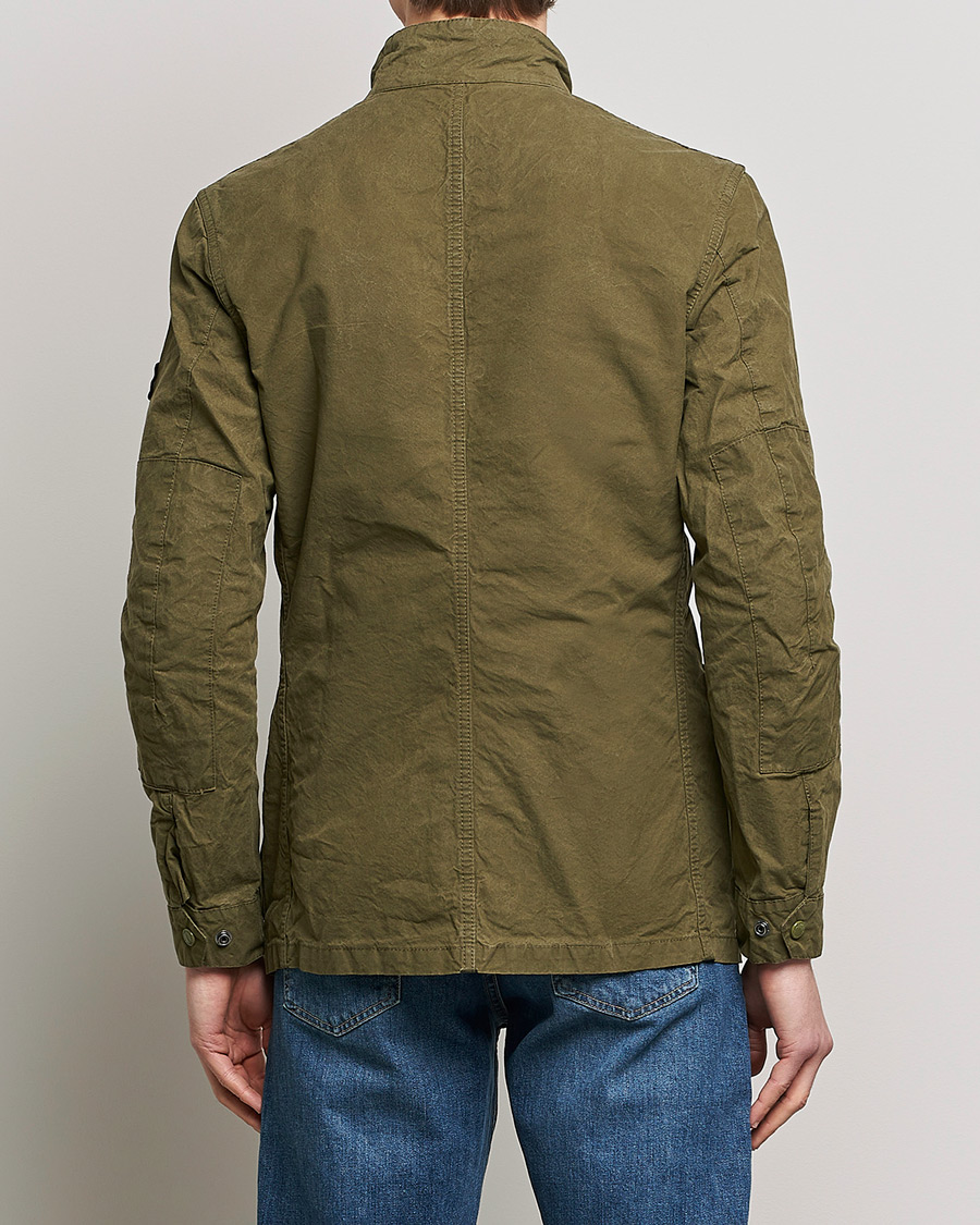 Barbour International Summer Wash Duke Jacket Dusky Green