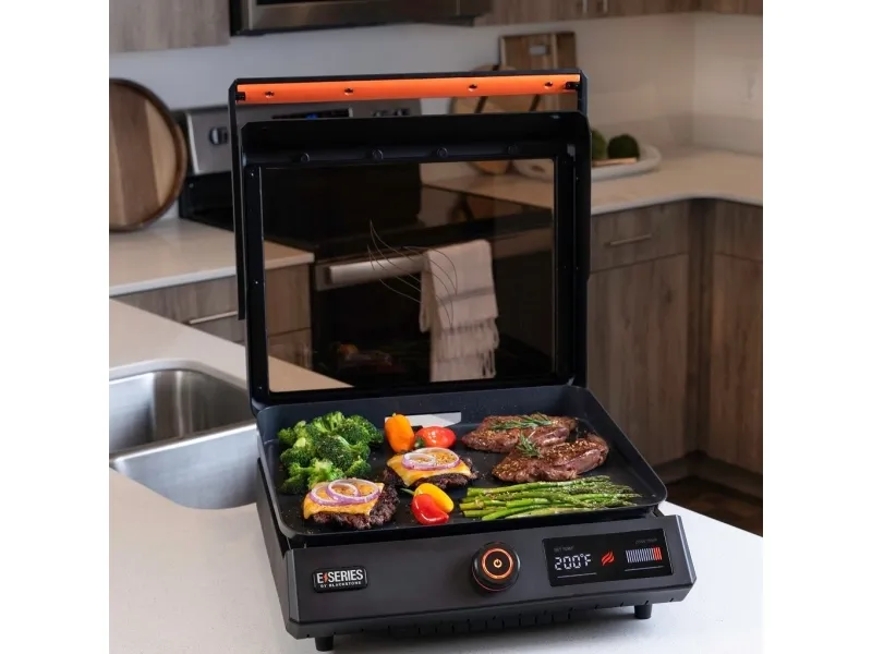 Blackstone 8000EU, Sort, Fritstående, 1 zone(s), Keramisk, Dreje, Berøring, 120 V