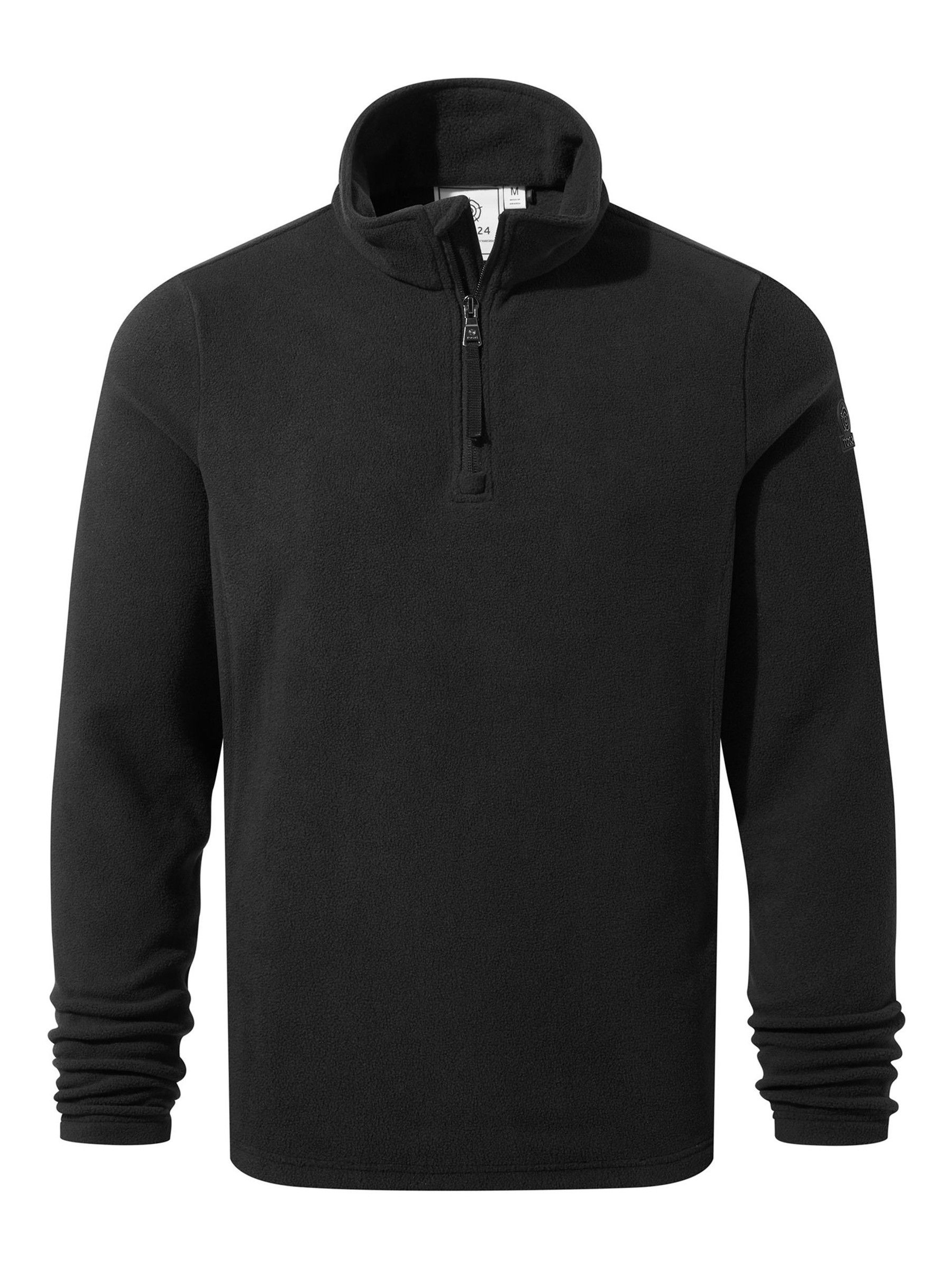 Zwart - Tog 24 - Revive damesfleece met kwart ritssluiting