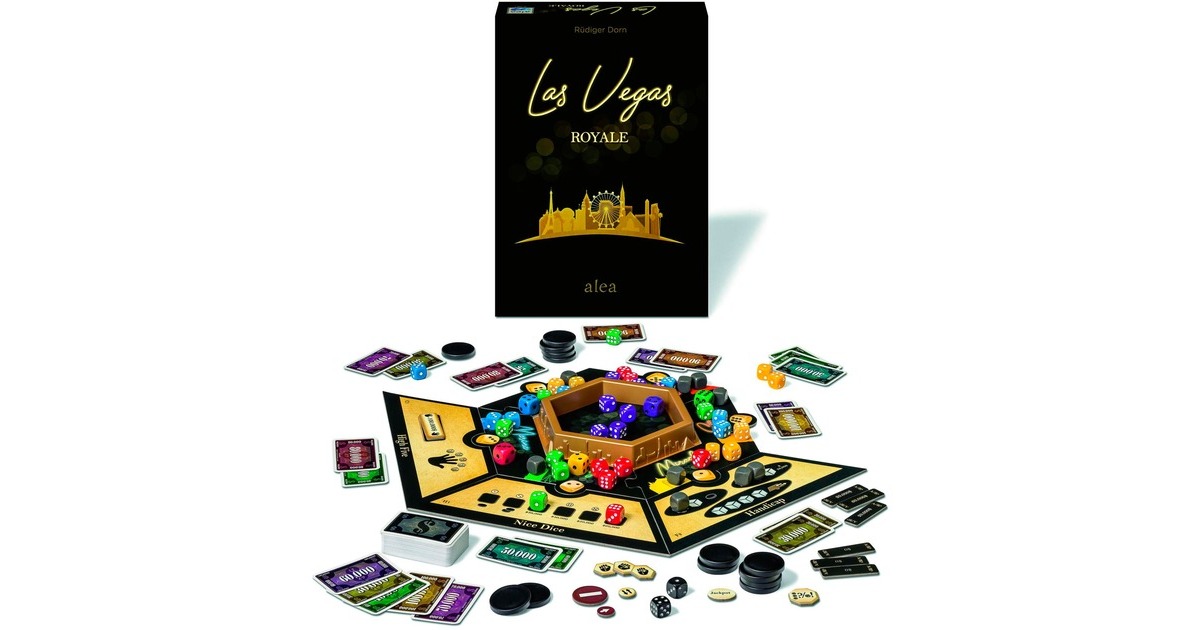 RavensburgerLas Vegas Royale Dobbelspel  (Engels, 2 - 5 spelers, 45 - 60 minuten, Vanaf 8 jaar)