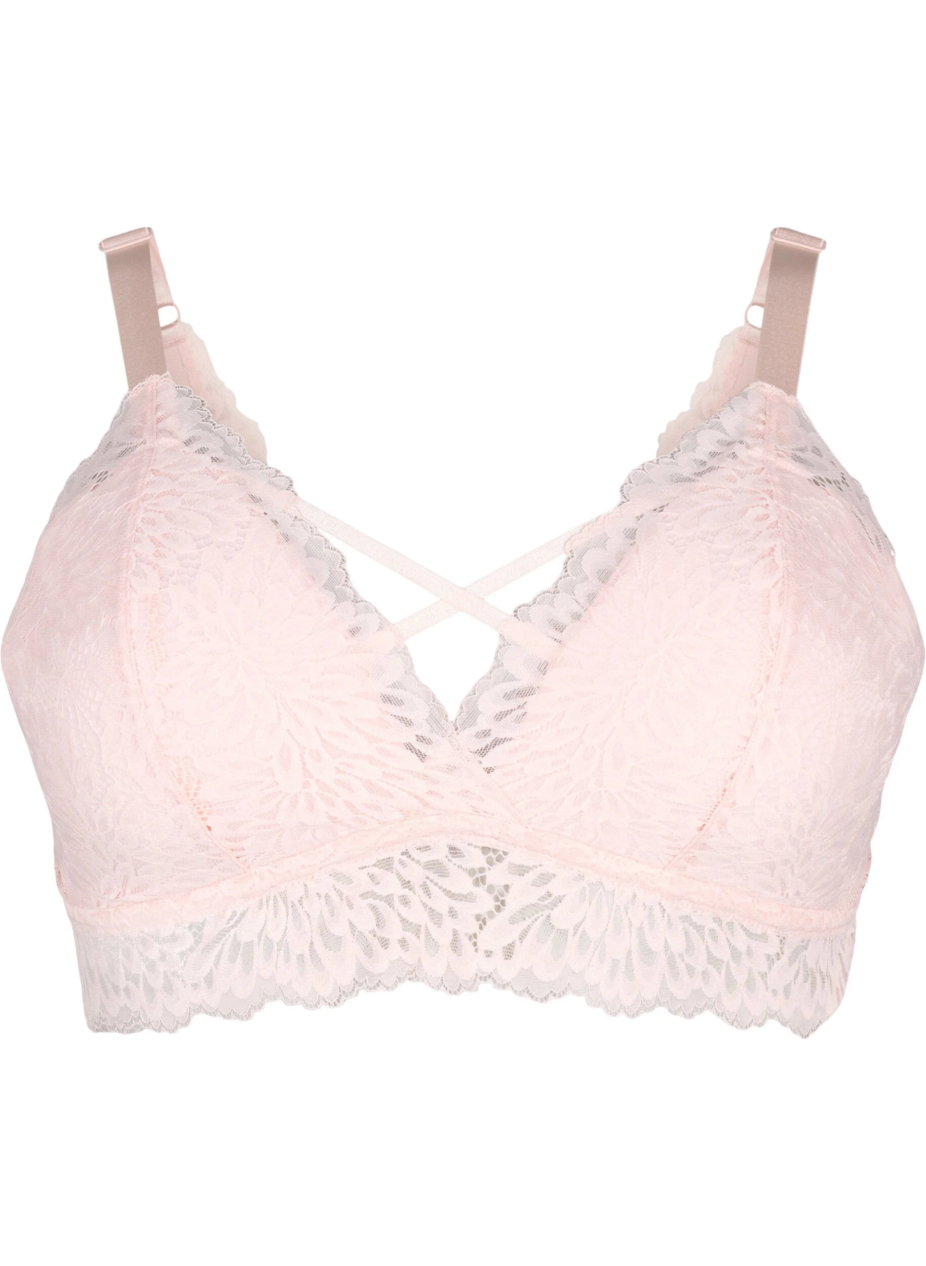 Bralette med stringdetalje og blød vattering