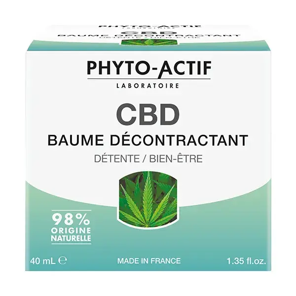 Phyto-Actif CBD Baume décontractant CBD 40 mL