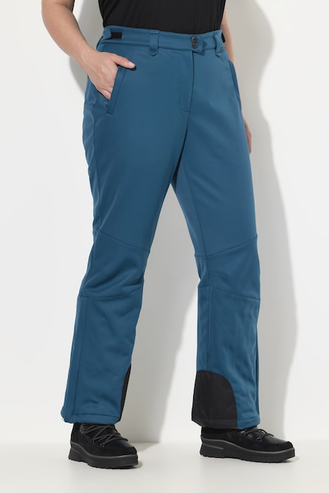 Softshellhose, wasserabweisend, Klettriegel, Schneefang