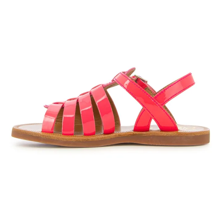 Pom d'Api Sandales Plagette Strap | Rose