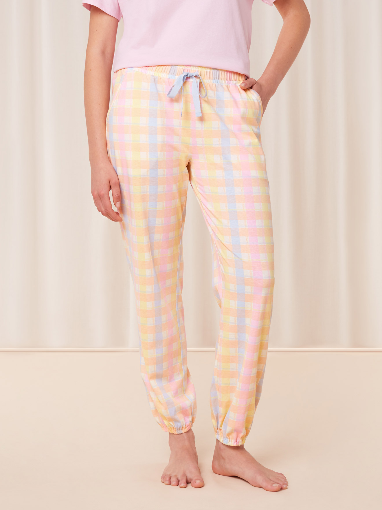 Pantalon bords élastiqués Mix & Match