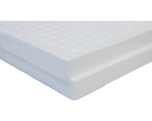 BACHL Styrofoam Perimeter Isolatieplaat EPS PW/PB Bianco Plus met getrapte sponning WLS 034 1265 mm x 615 mm x 60 mm Verpakking = 5,45 m²