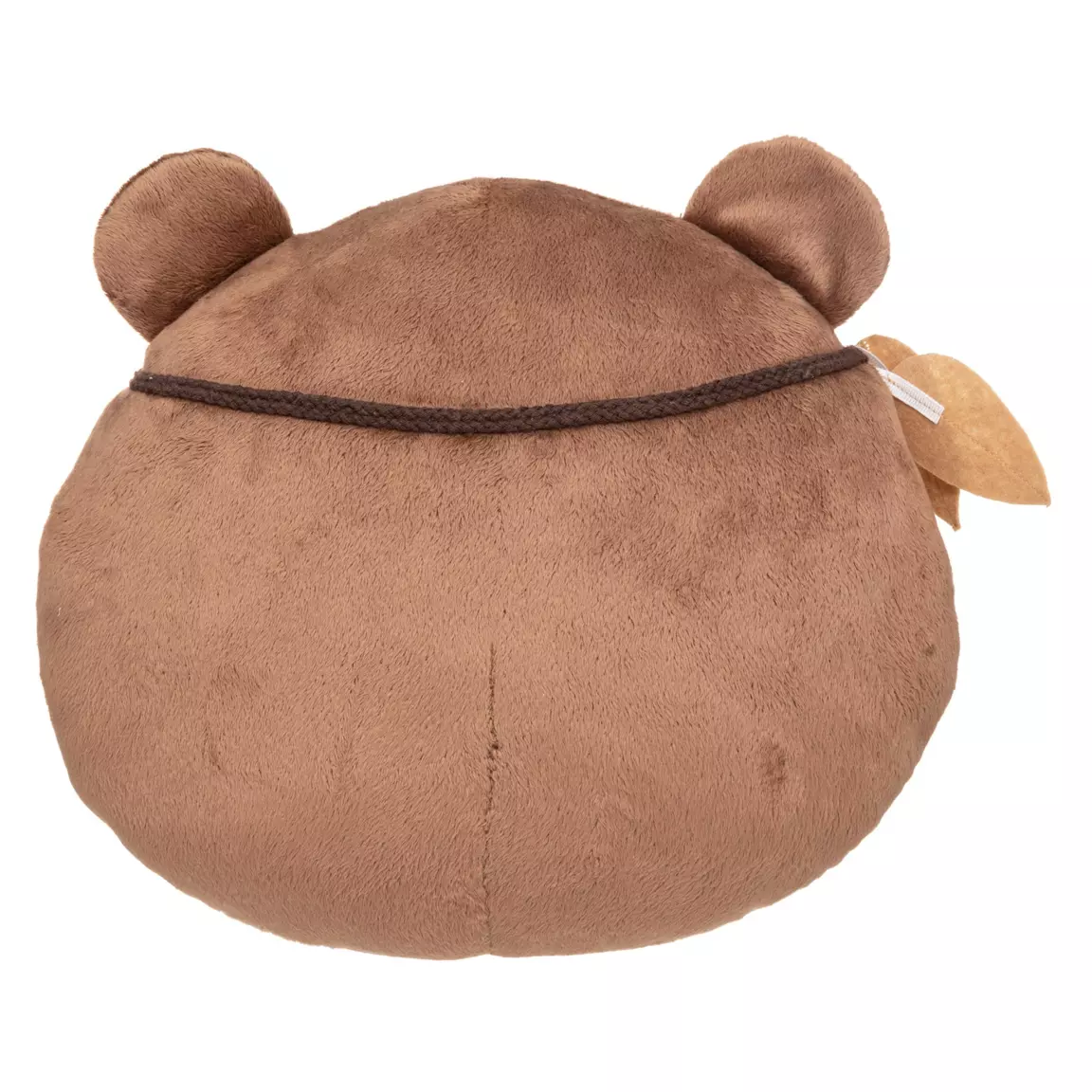 Coussin enfant (27 x 30 cm) Tête d'Ours Marron