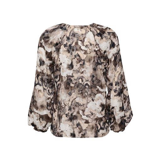 InWear Nisira Bluse, Neutral Marble Flower, 40