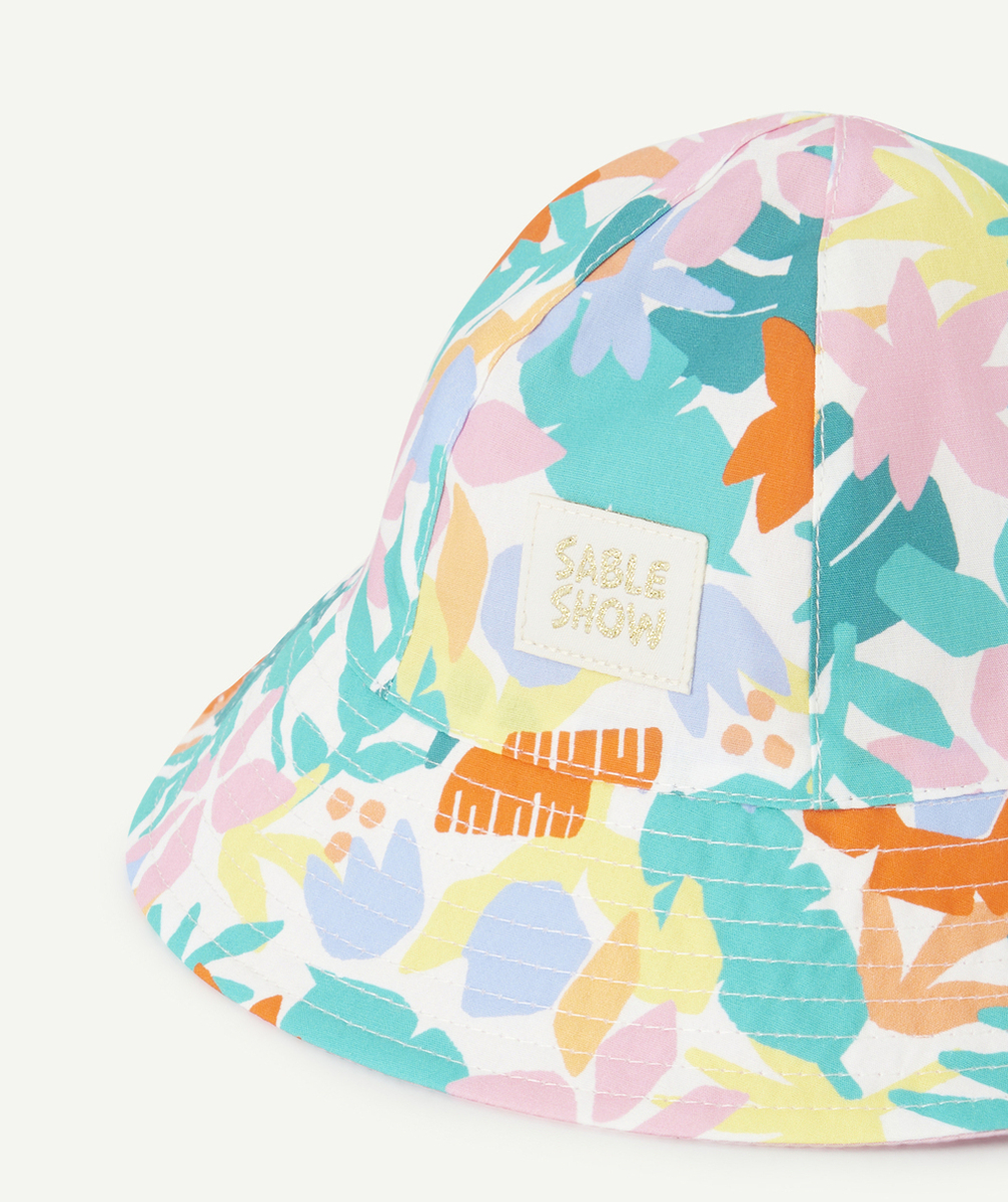 BOB BÉBÉ FILLE AVEC IMPRIMÉ FEUILLE ET PATCH BRODÉ