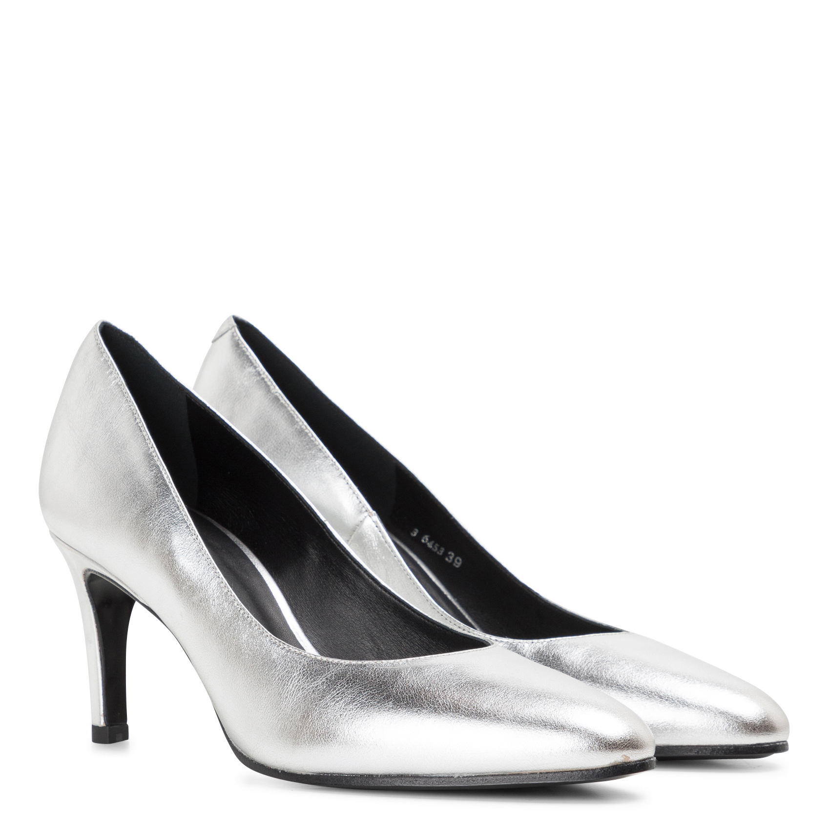 MIRRI 65 - Escarpins en cuir | Argent