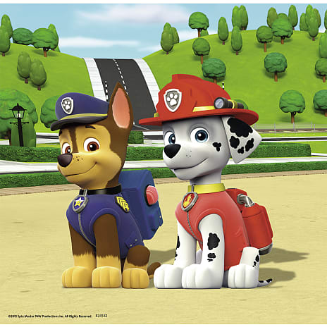 Paw Patrol Team puslespil - 3x49 brikker