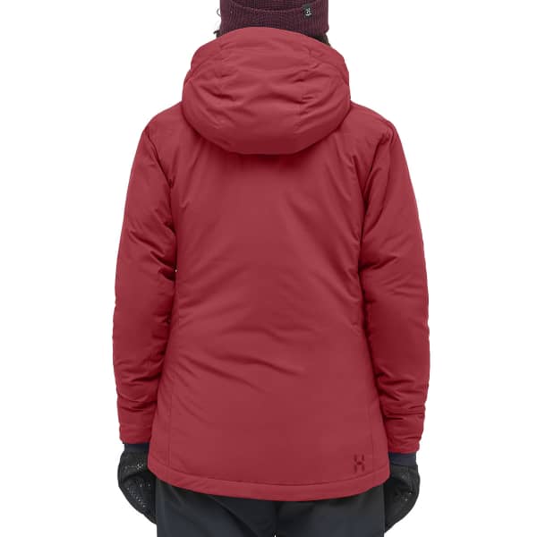Doudoune randonnée HAGLÖFS MIMIC ALERT HOOD W CARMINE RED