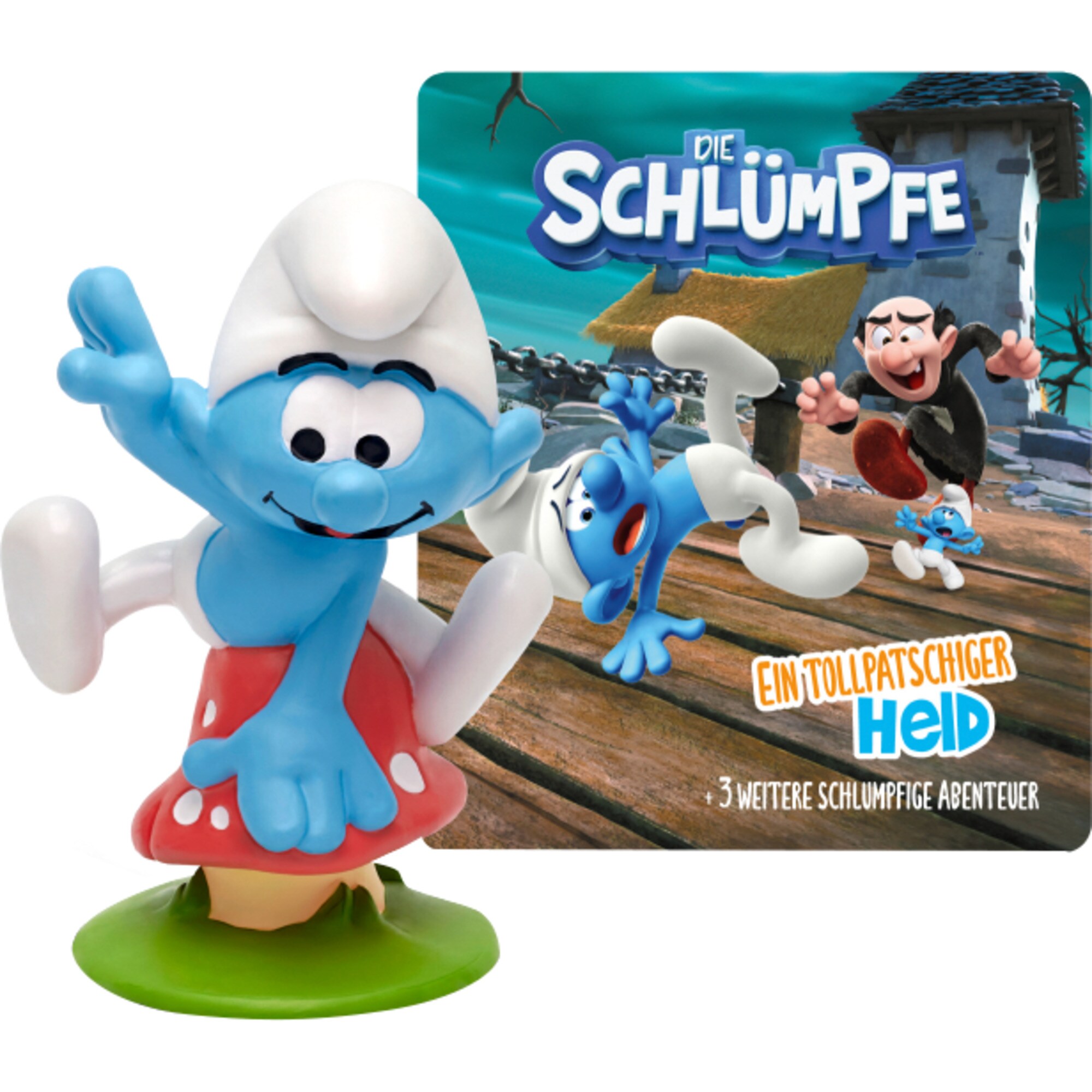 Tonies Spielfigur Die Schlümpfe - Ein tollpatschiger Held & 3 weitere schlumpfige Abenteuer