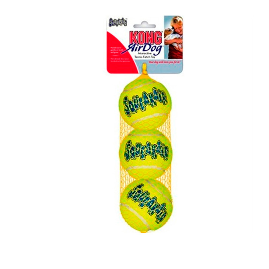 Bolas de tênis Kong Air Squeakers para cães