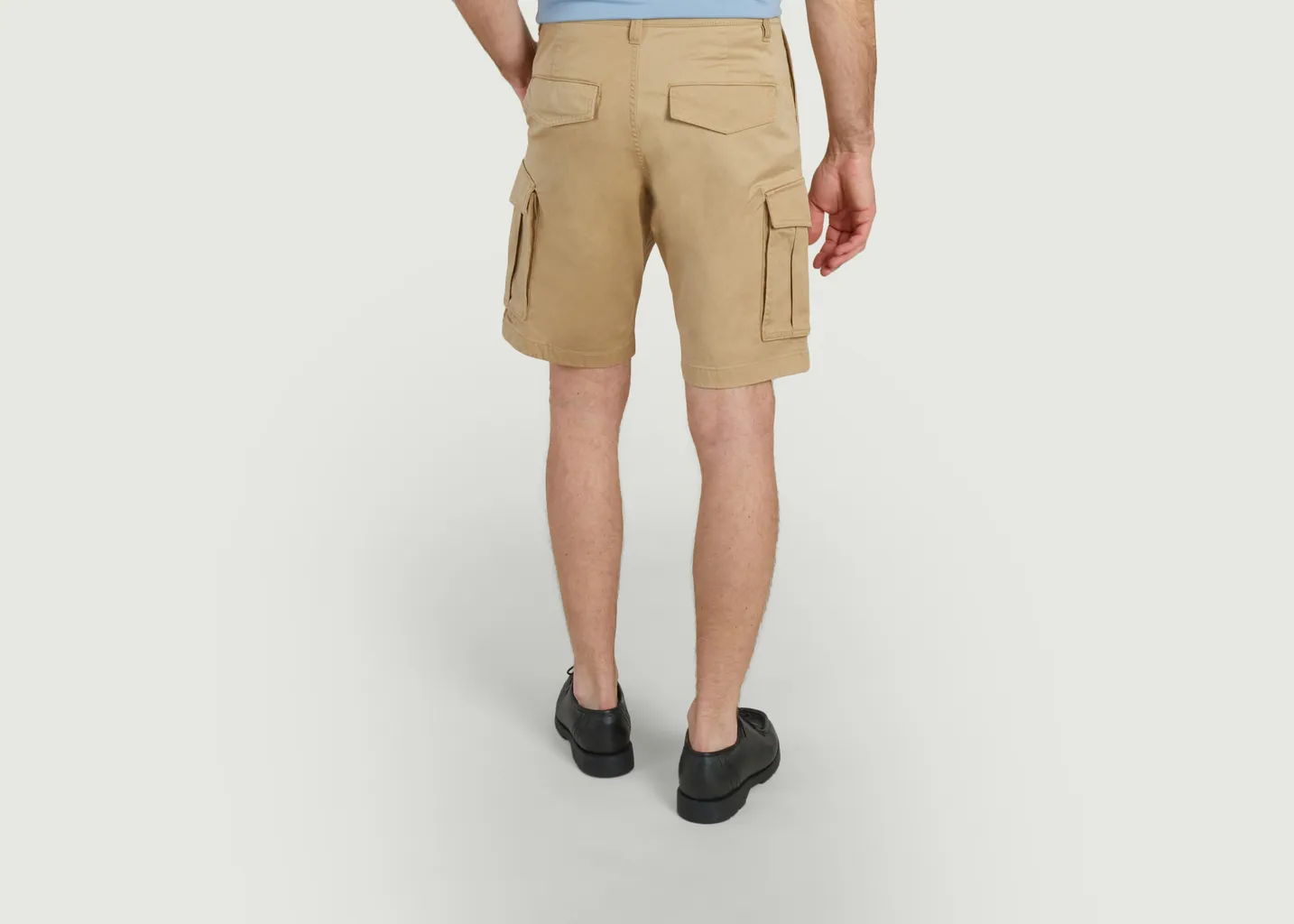 Short Cargo Décontracté En Sergé Gant