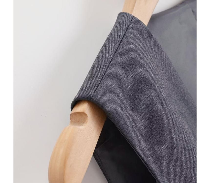 JOWI - V-hals effen knoopvest