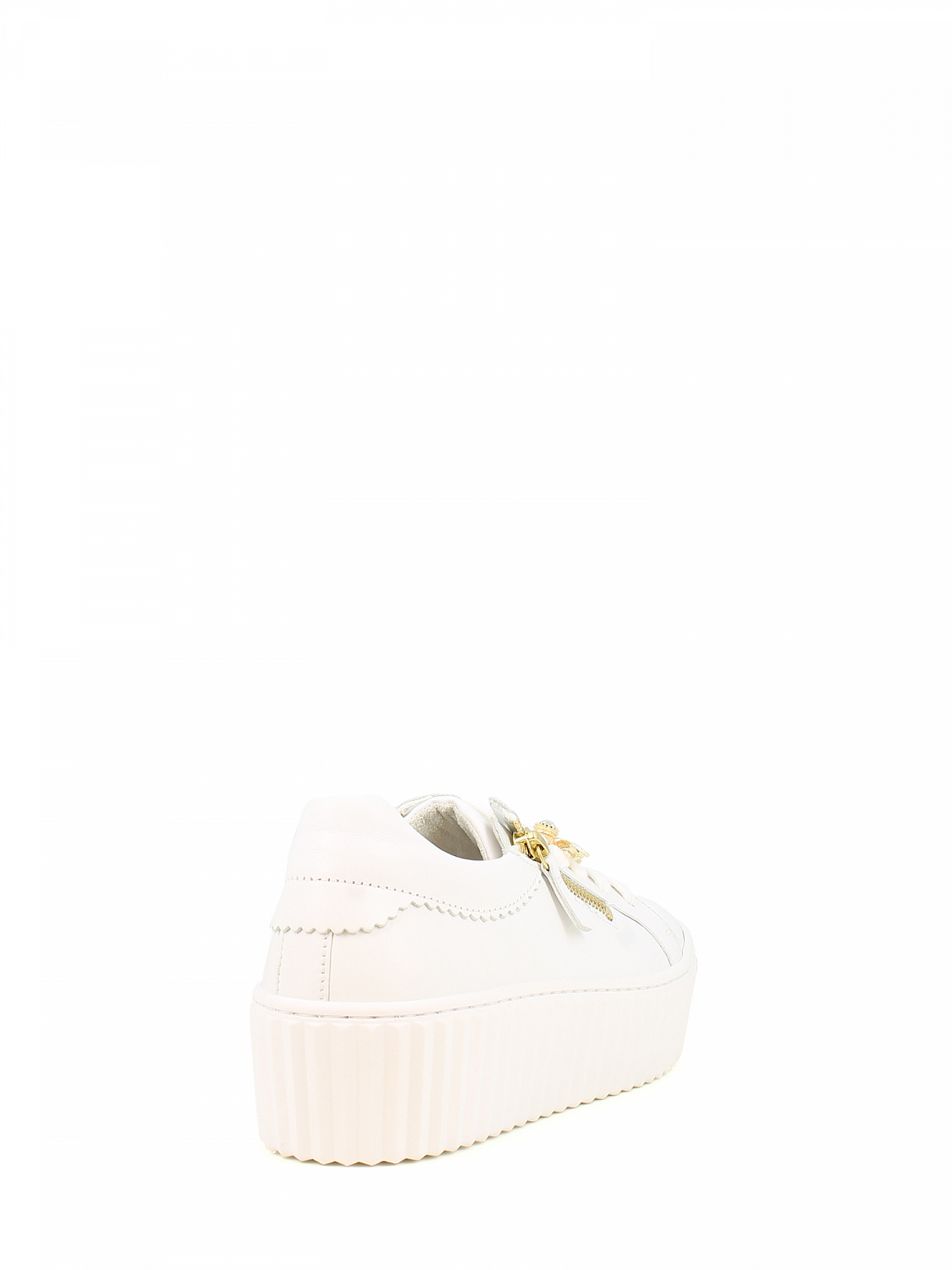 Gabor Beetle Platform Leather Sneaker