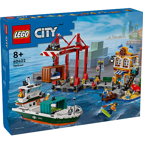 LEGO City Havnefront med fragtskib 60422