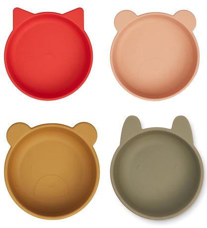 Liewood Sk?le - 4-pak - Iggy - Apple Red/Tuscany Rose Multi Mix
