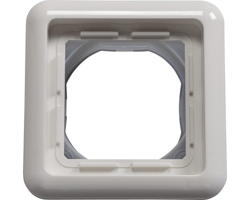 ROTH LANGE 57980 Afdekraam 1-voudig IP44 Plus ultra wit