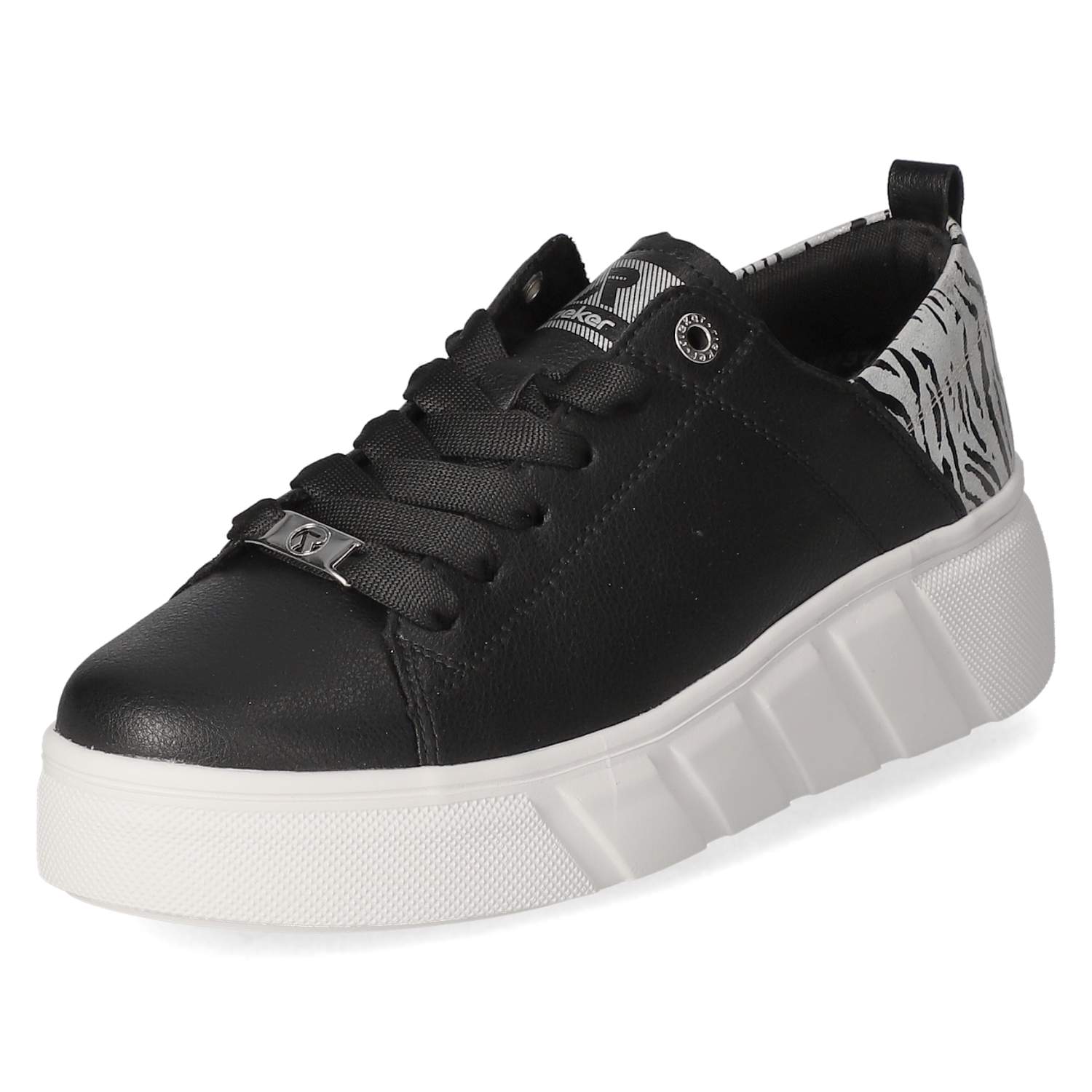 Rieker Low Sneaker - schwarz