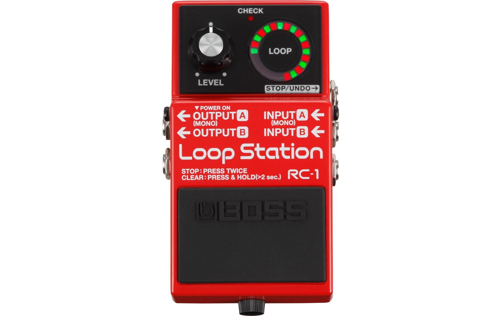 Pedal RC-1<br>Einfach zu bedienende Loop Station mit extrem hohem Spassfaktor