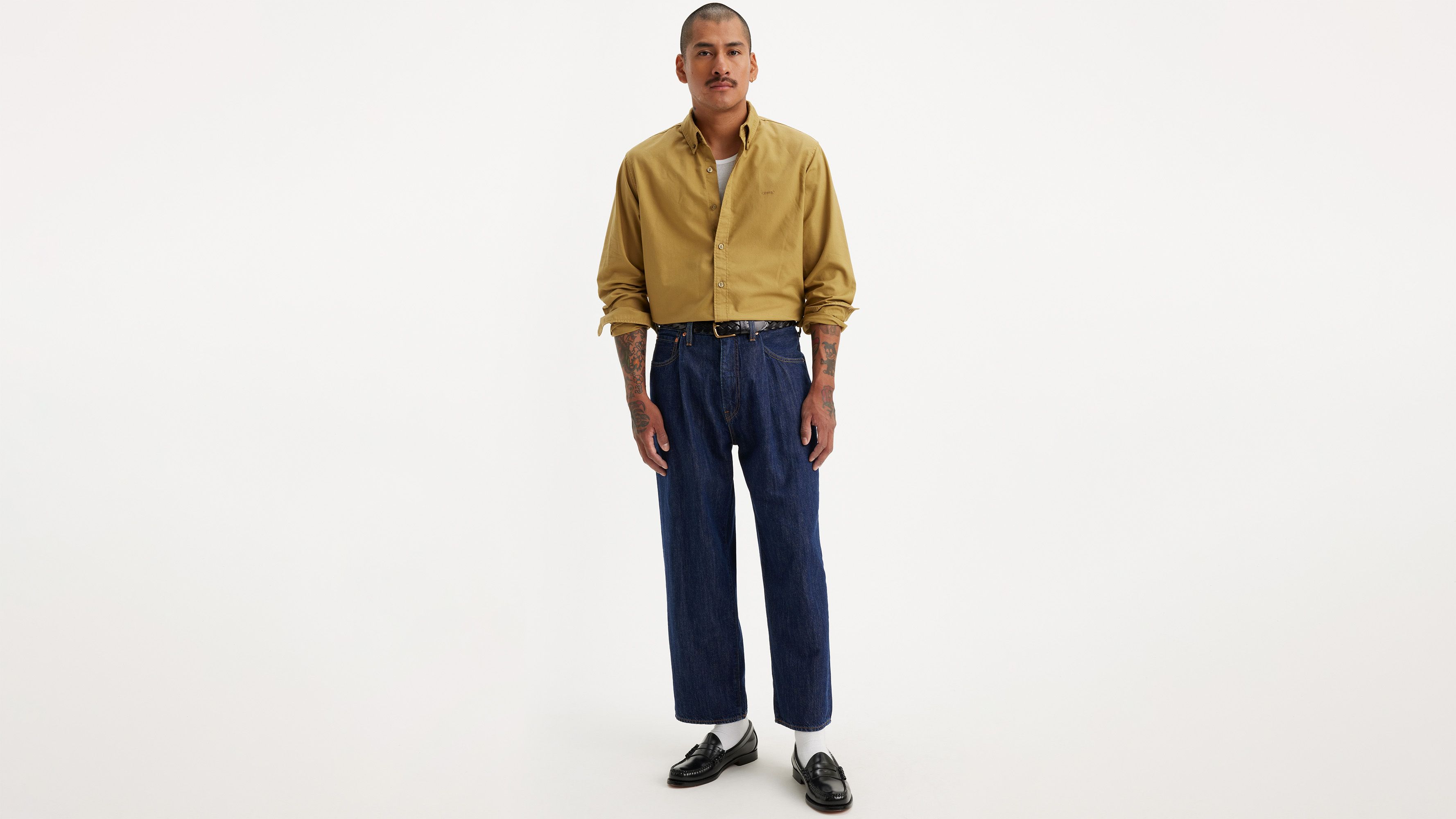 Pantalon crop à pinces 568™ Stay Loose Lightweight - Big Cap Lightweight - Bleu