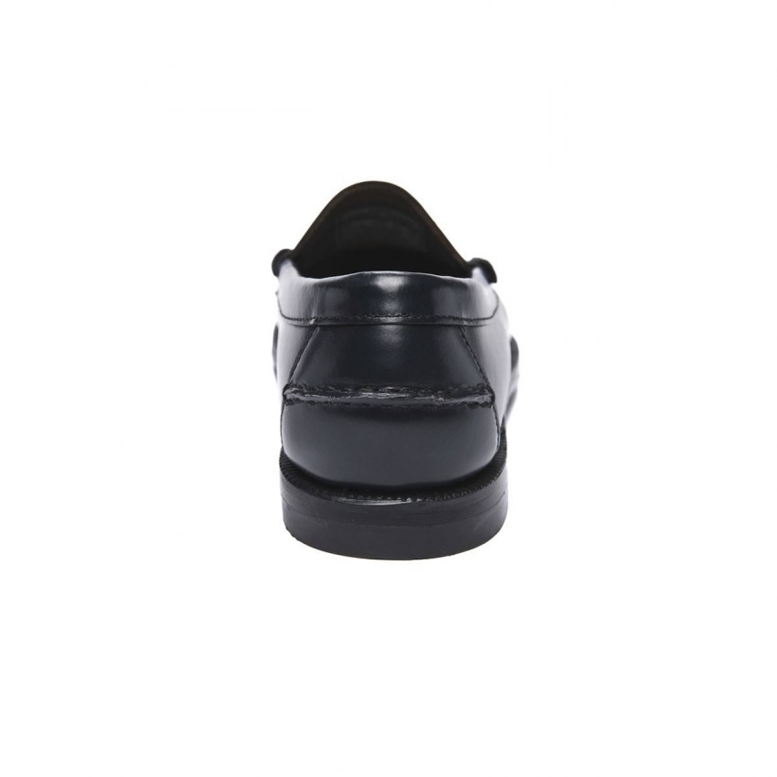 CLASSIC DAN Blue Navy MOCASSIN-Mocassin pour femme en cuir brossé