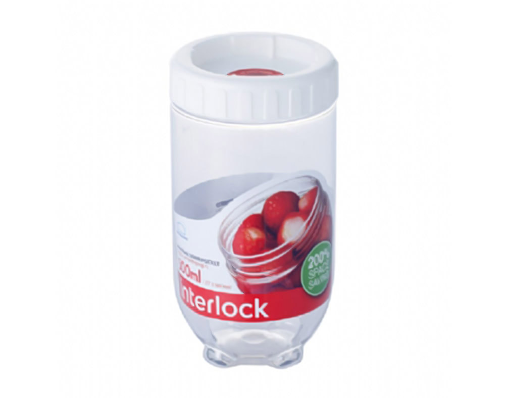 CAIXA PARA ALIMENTOS INTERLOCK EMPILHÁVEL LOCK&LOCK 500ML