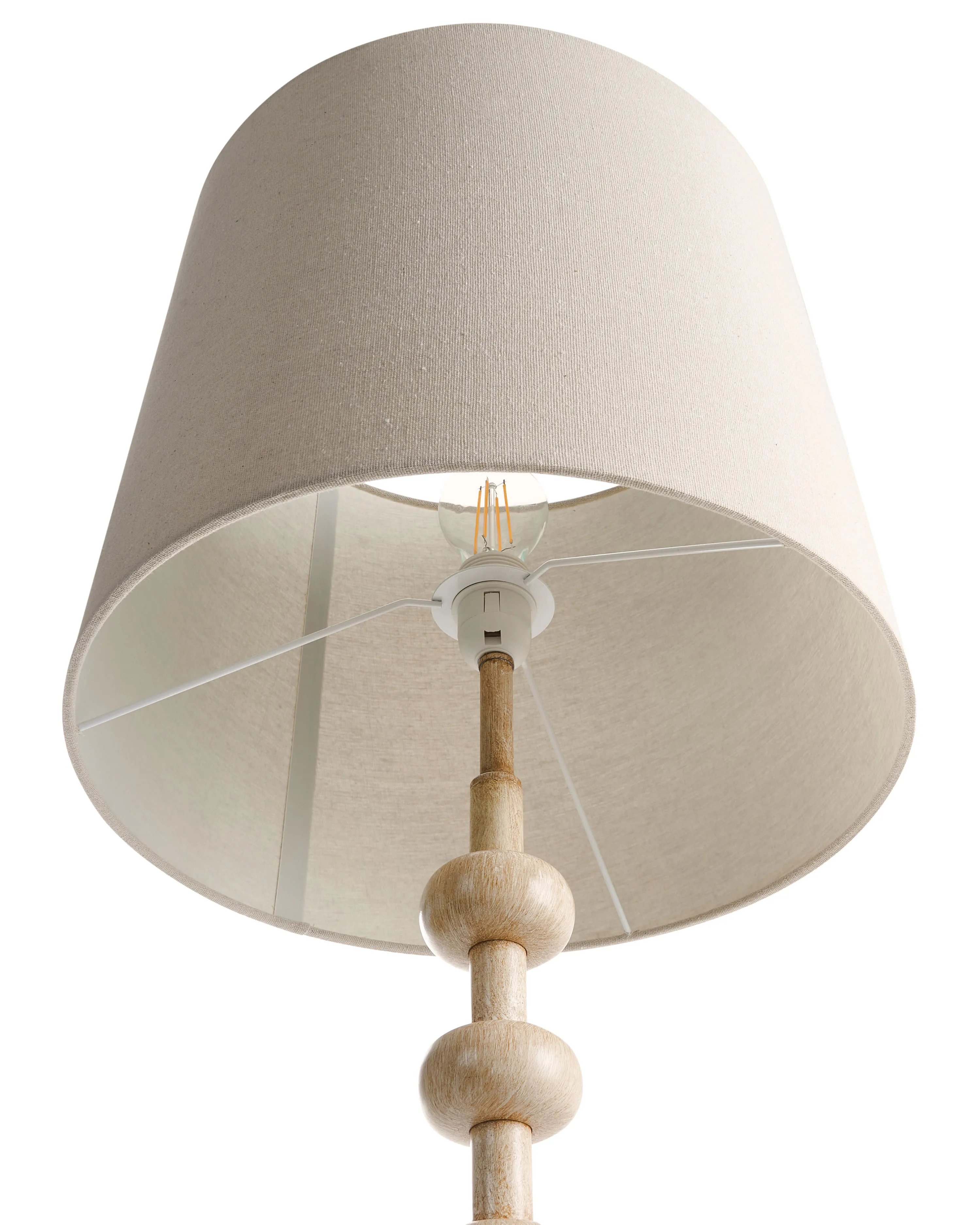 Staande lamp KRIOS Metaal Lichtbruin