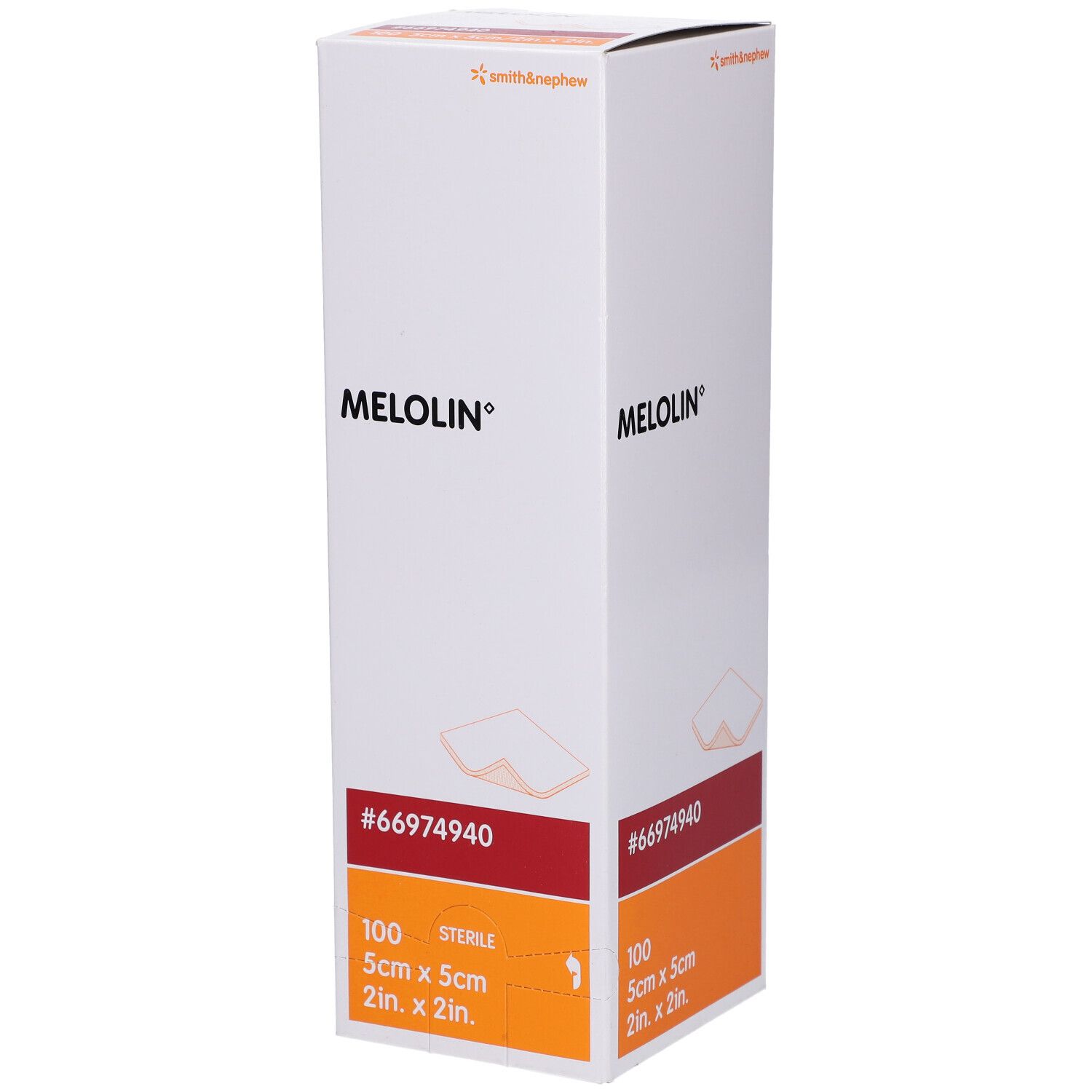 MELOLIN 5x5 cm Wundauflagen steril
