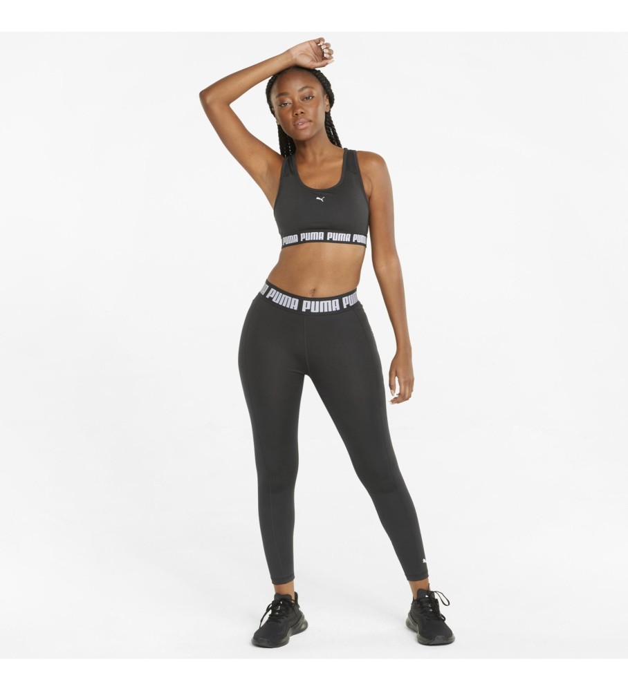 Sutiã Puma Mid Impact Strong, Preto